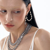 Iris Pearl Stud Earrings - CHINASQUAD