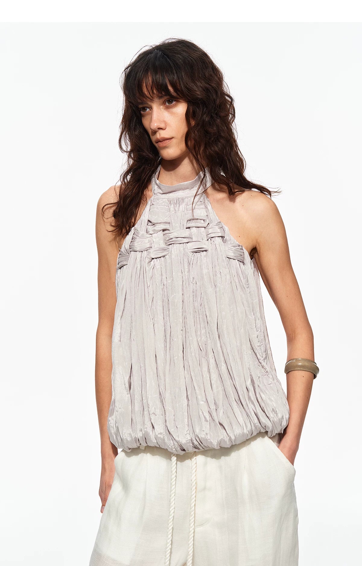 Handwoven Halter Bubble Tank