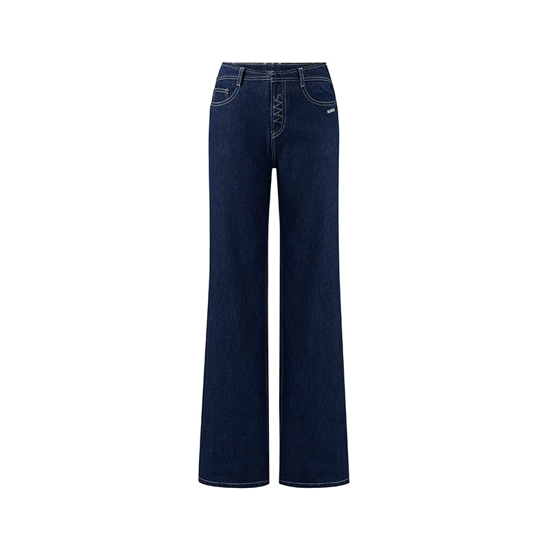 +5CM N4 Pro Raw Denim Mid-waist Jeans - CHINASQUAD