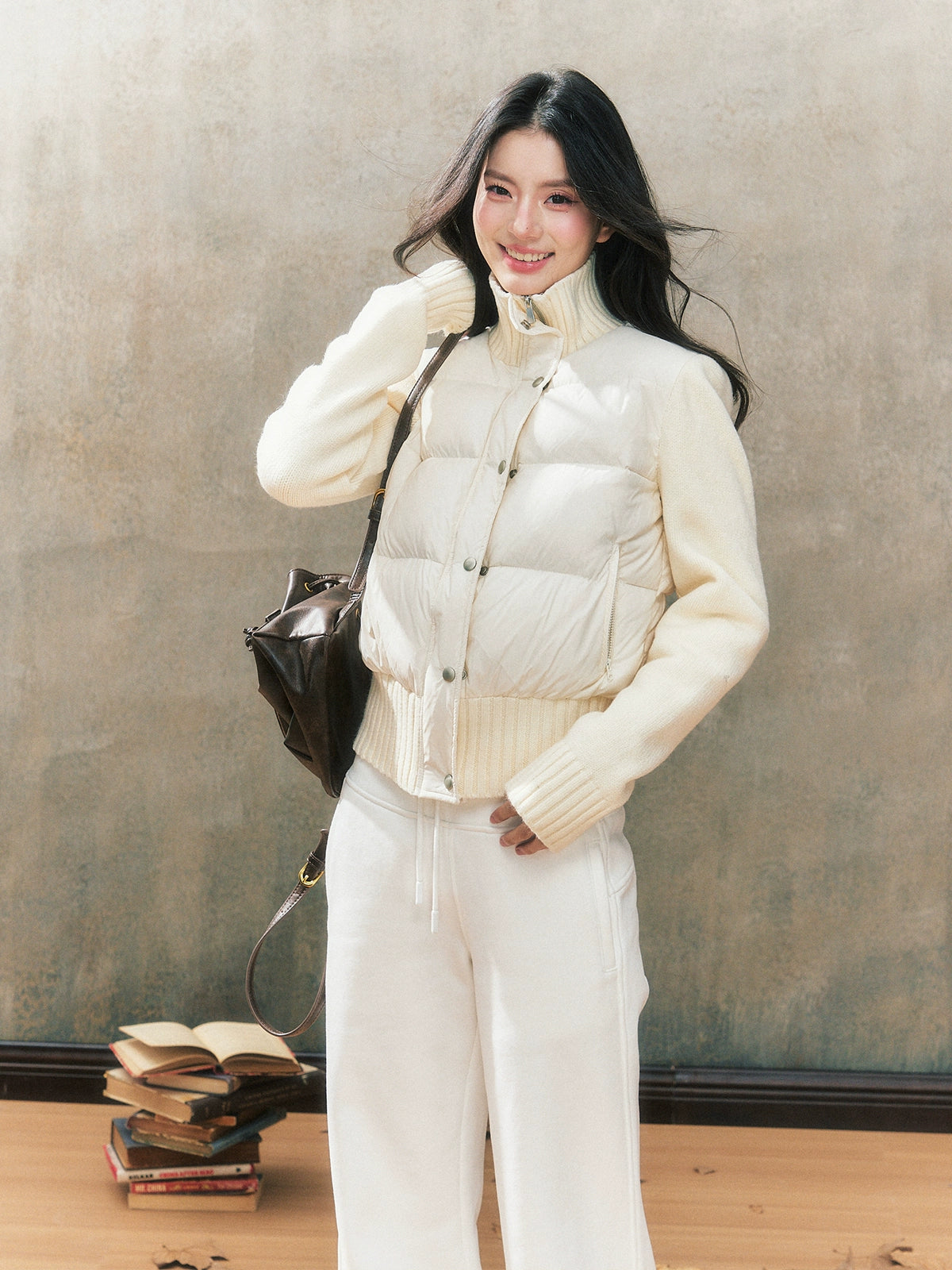 Knitted Down Short Jacket - CHINASQUAD