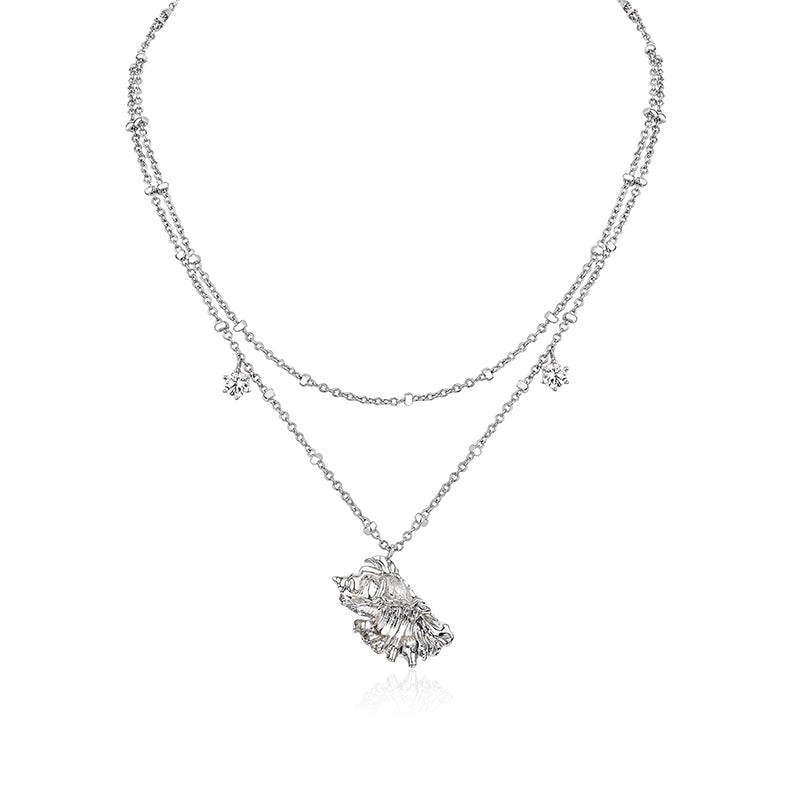 Conch Double Layer Overlapping Choker - CHINASQUAD