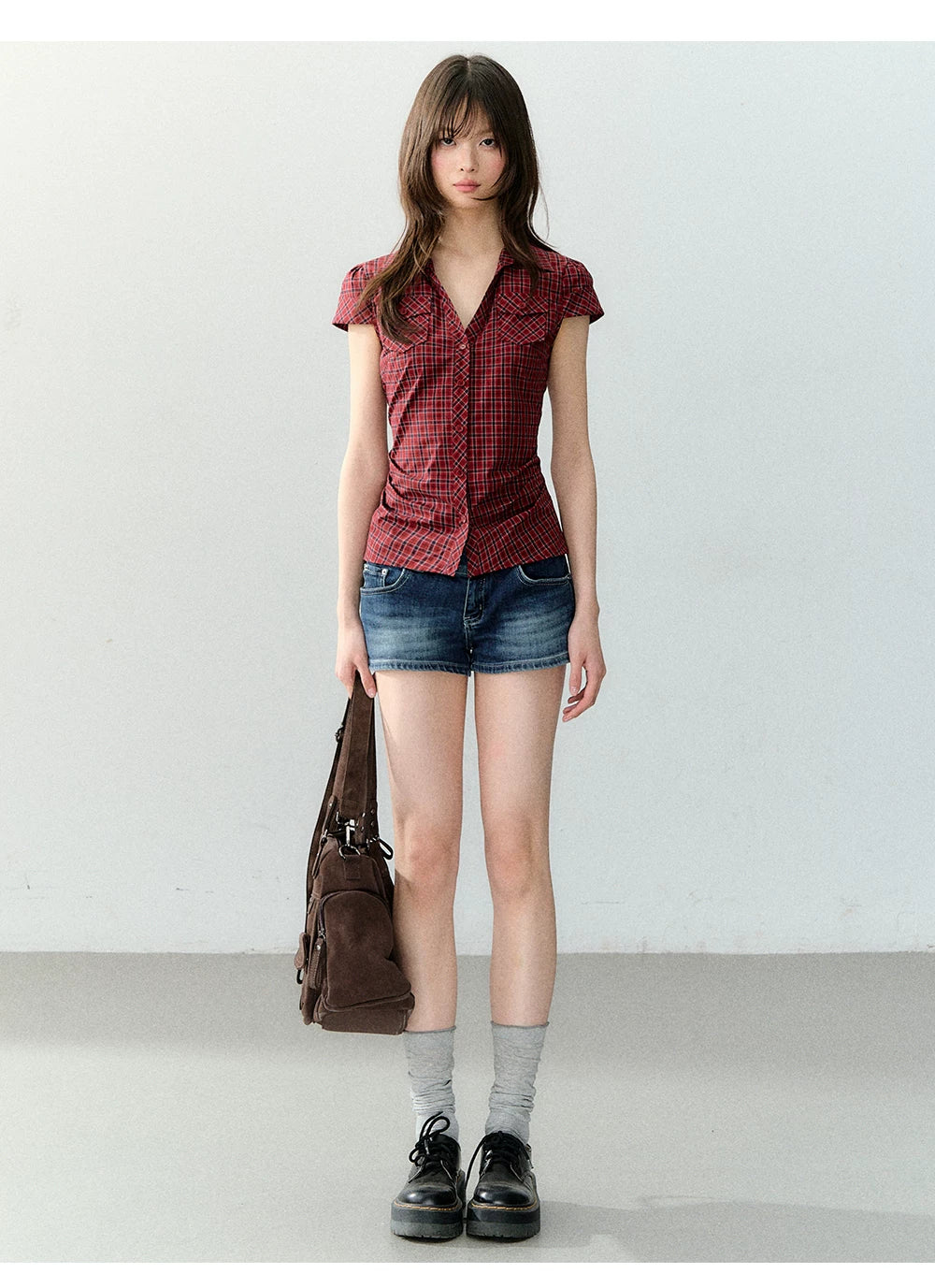 Slim Fit Pocket Short Sleeve Shirt