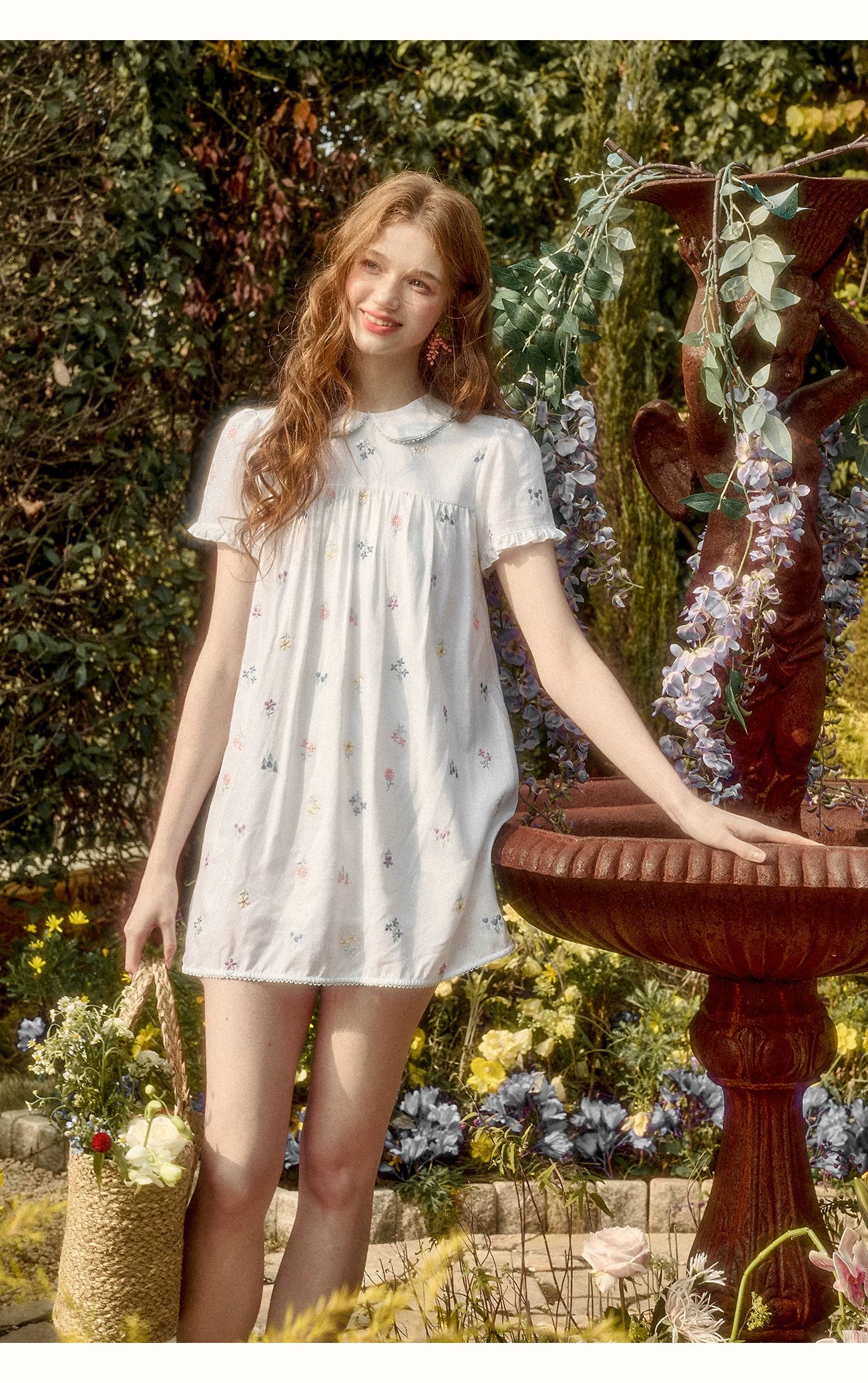 Botanical Linen Embroidered Set