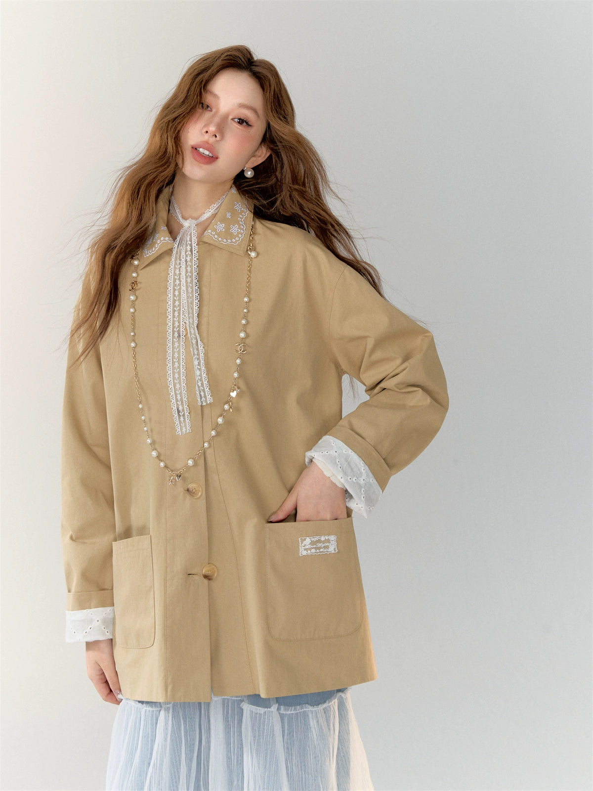 Lace Patchwork Jacket - CHINASQUAD