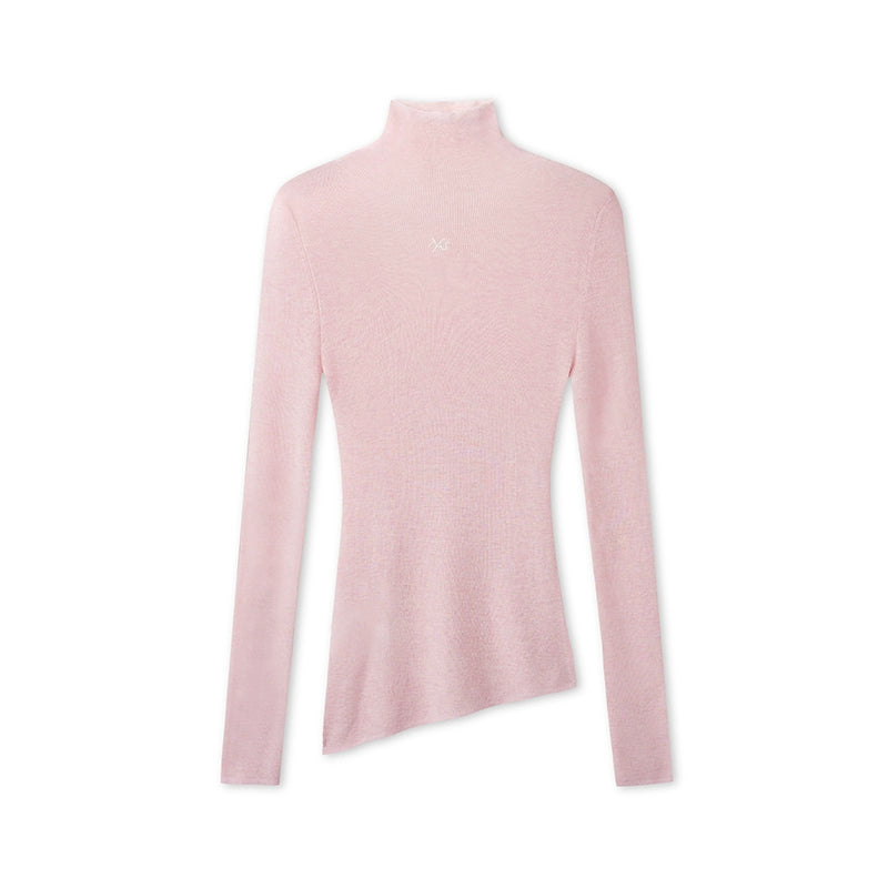"Djembe Series" Meghan High-Neck Long-Sleeve Knit Sweater - CHINASQUAD
