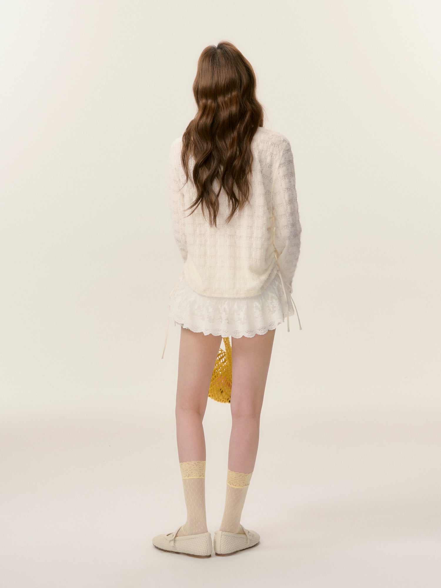 Long Sleeve Lace Patchwork Cover-up - CHINASQUAD