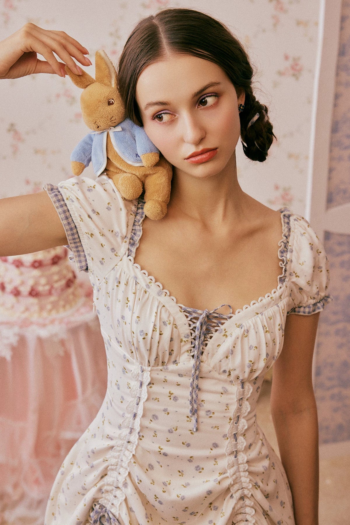 French Sweet Convertible White Short Dress