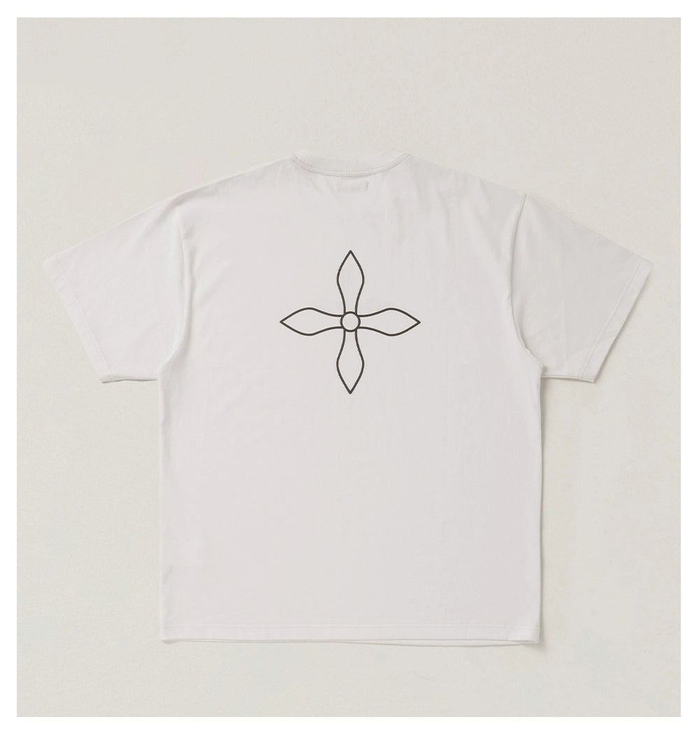 Vintage Cross Compass Oversized Tee - CHINASQUAD