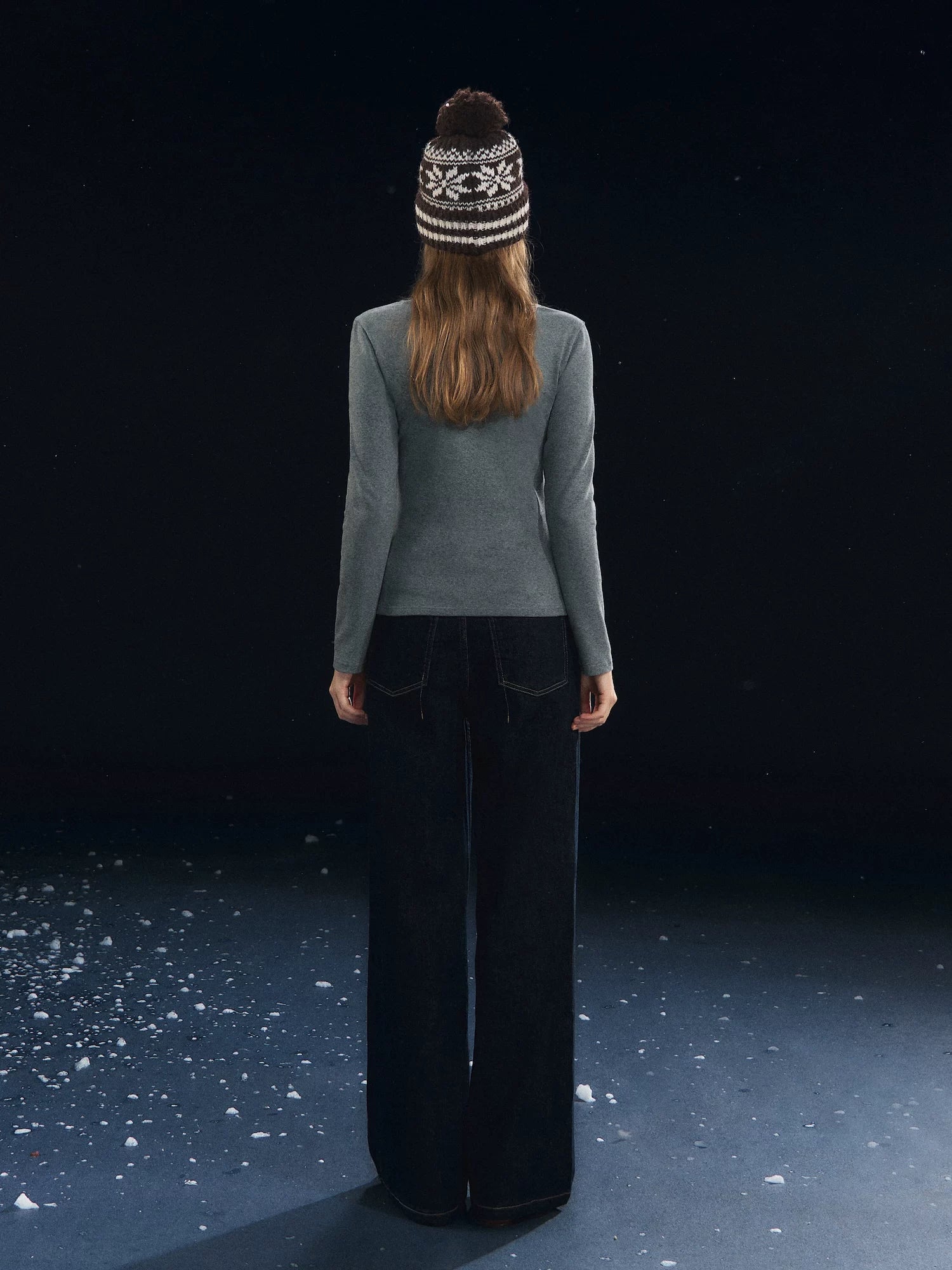 Carousel Print Plush-Feel Top