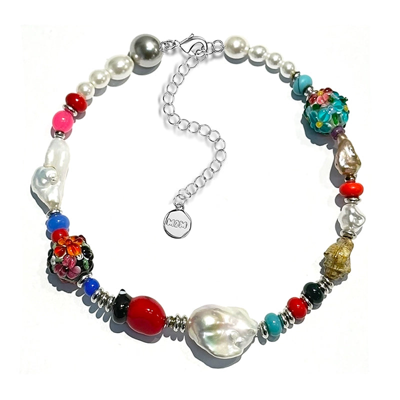 Baroque Pearl Imported Czech Glass Necklace - CHINASQUAD