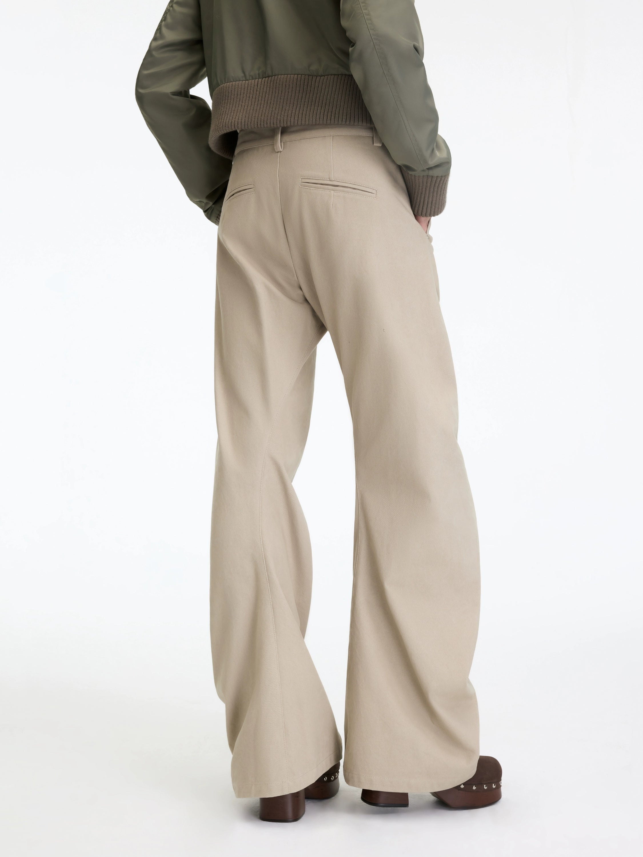 Asymmetrical Sculpted Utility Pants
