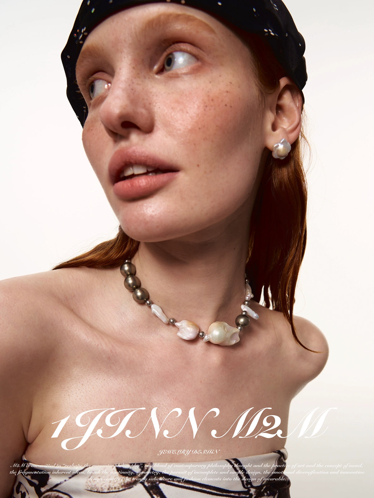 Natural Star Baroque Shaped Pearl Stud Earrings - CHINASQUAD