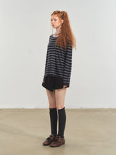 Retro Stripe Versatile Knit T-Shirt - CHINASQUAD