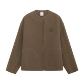 Wool-Blend Cropped Coat - CHINASQUAD