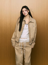 Ruffle-Trim Short Jacket - CHINASQUAD