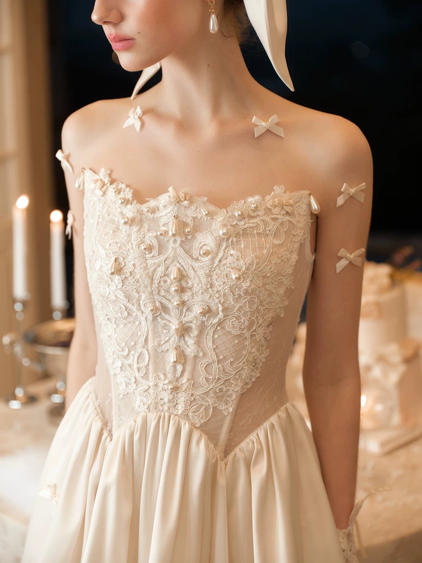 French Corset Sleeveless Party Dress