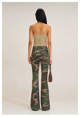 COMPASS Classic Storm Denim Flare Pants - CHINASQUAD