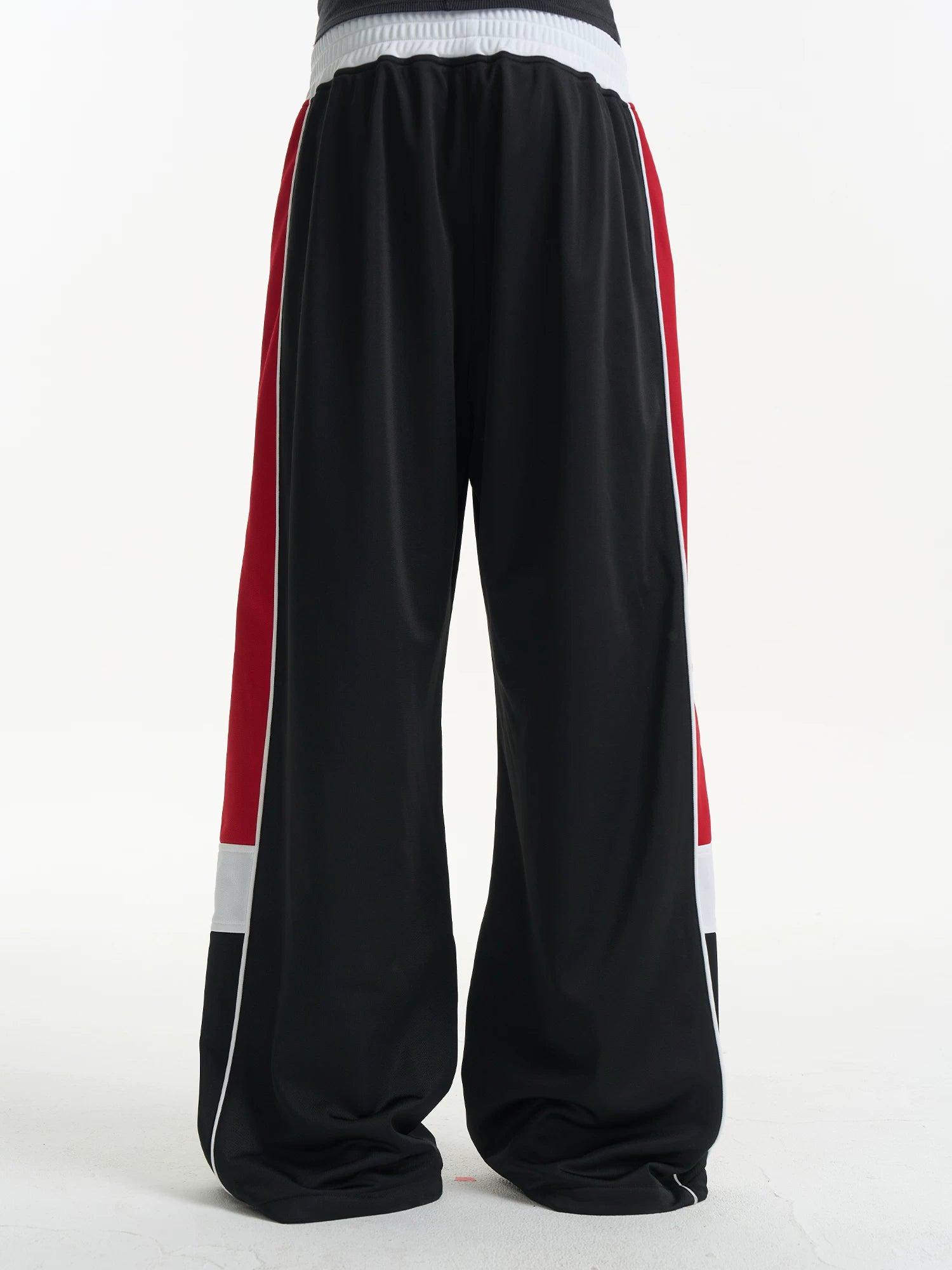 Sport Print Panel Track Pants