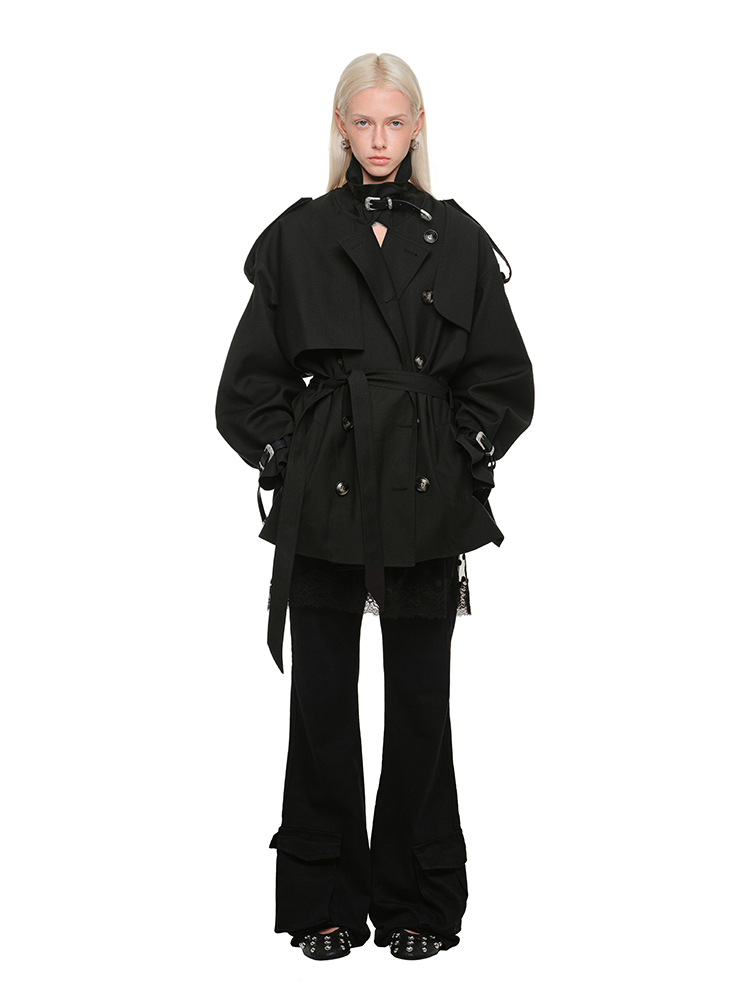 Mid-Length Trench Coat - CHINASQUAD