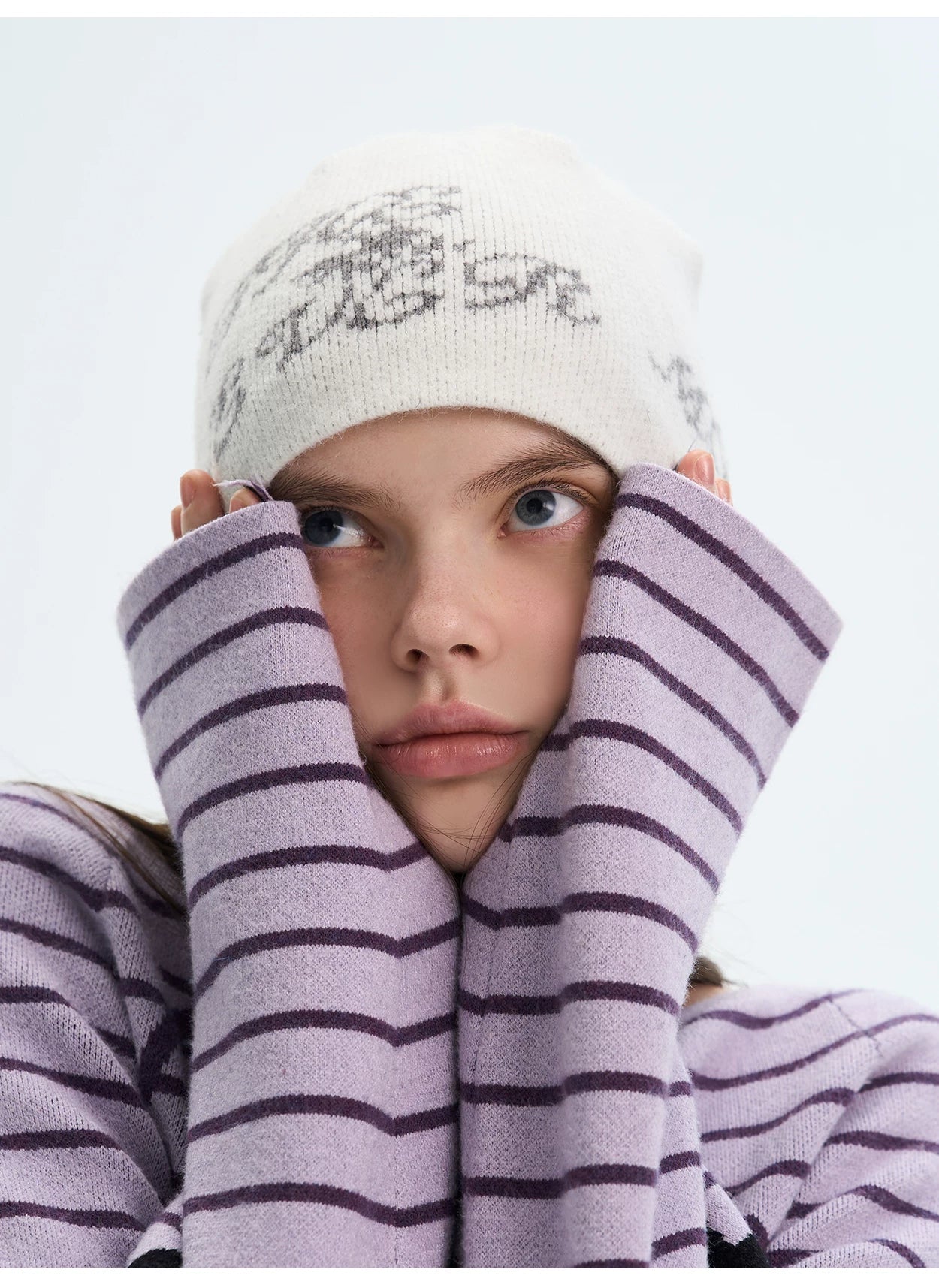 Retro Jacquard Knit Beanie