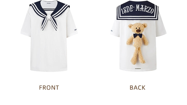 Bear Sailor Dual Piece T-Shirt - CHINASQUAD