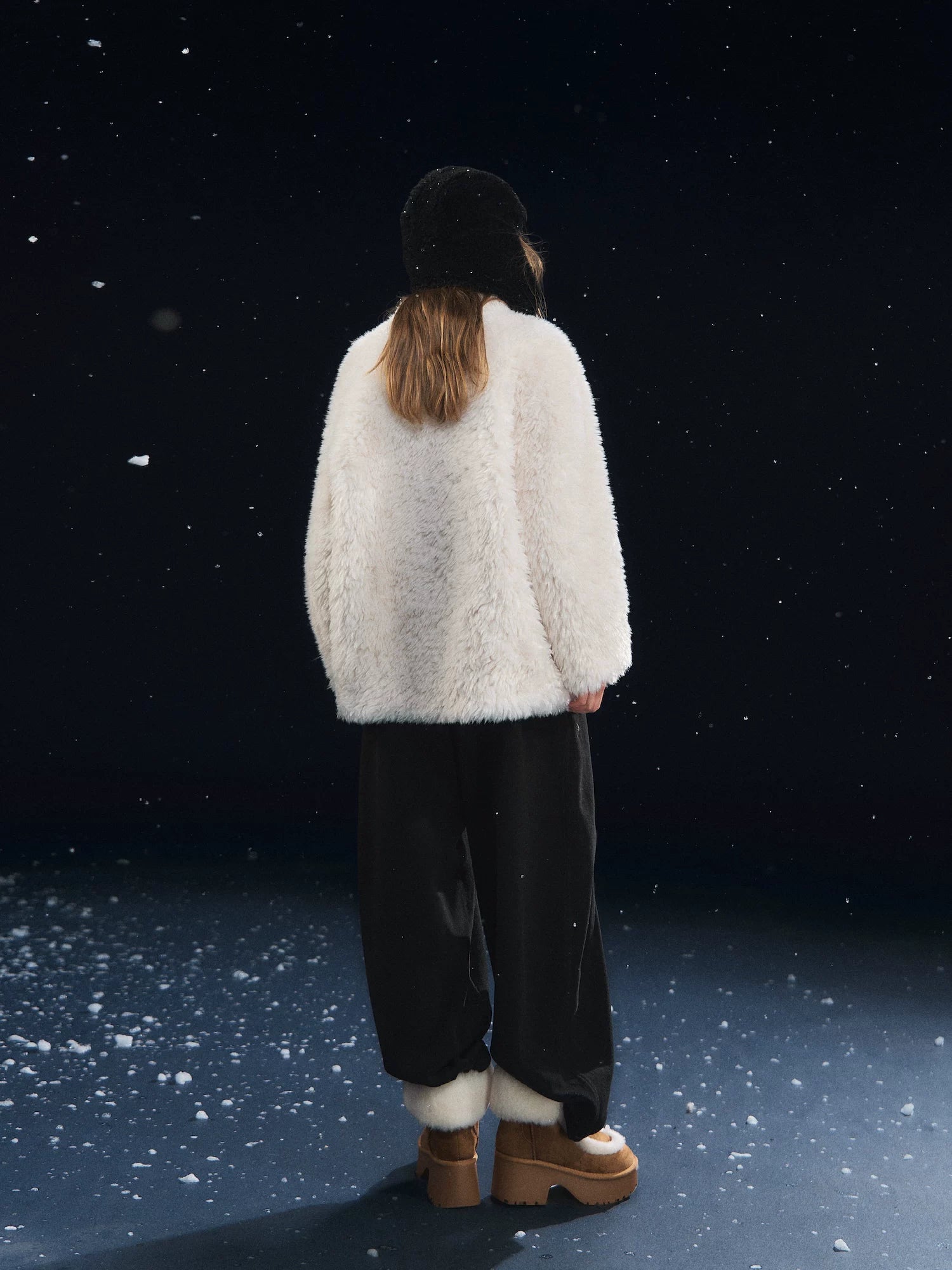 Plush Button-Up Fleece Jacket