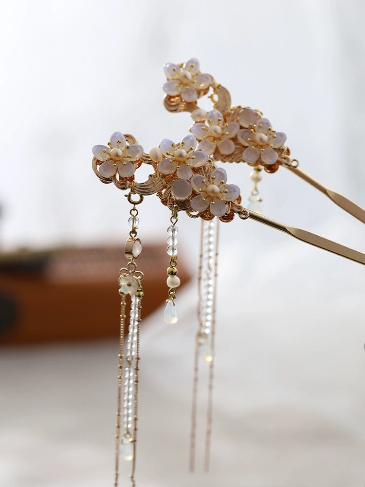 Ming Dynasty Tassels Handmade Hanfu Hairpin - CHINASQUAD