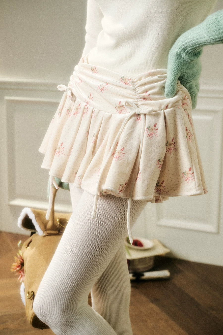 Velvet Mini Skirt - CHINASQUAD