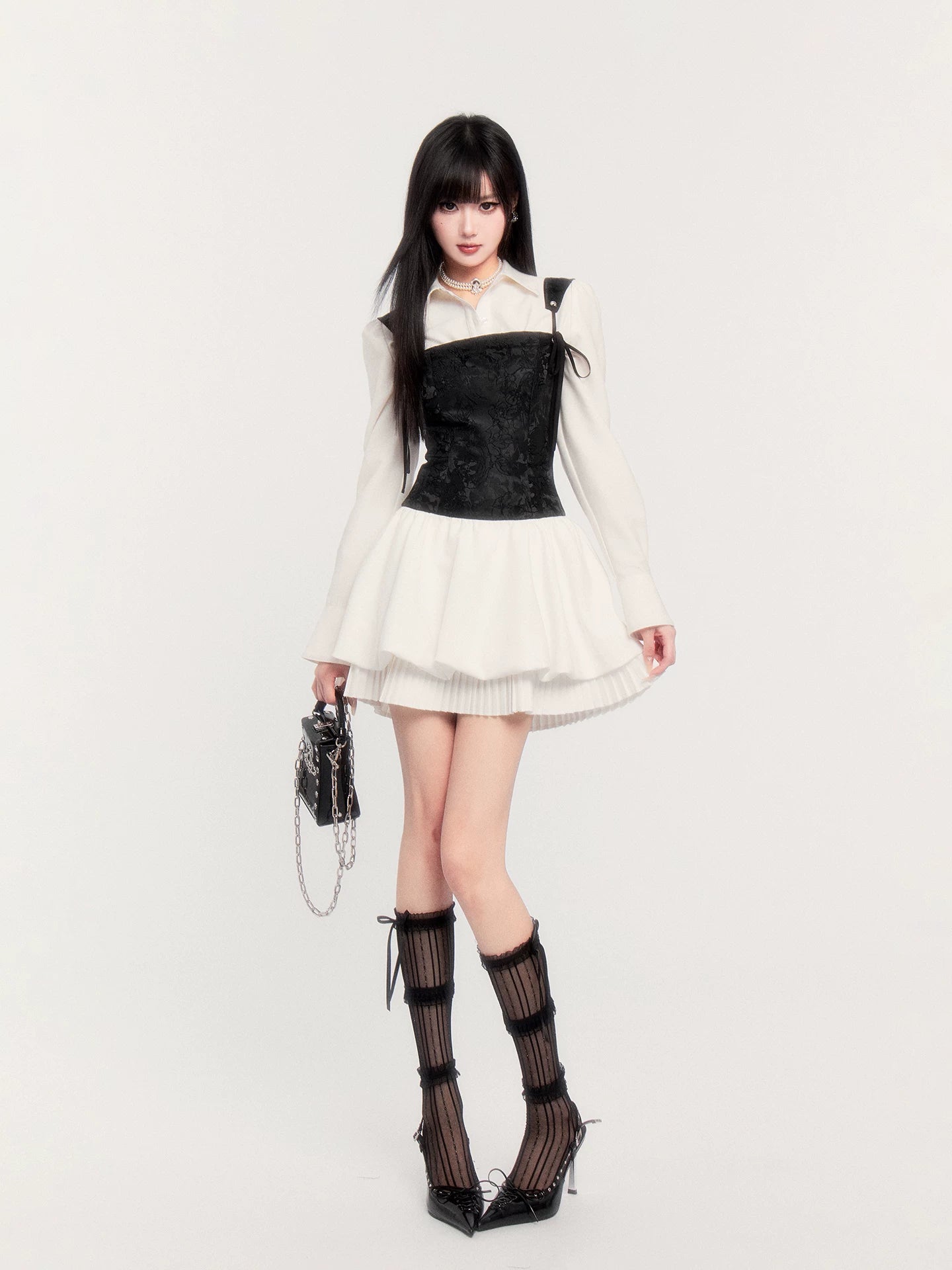 Prelude Pleated Princess Camisole Dress