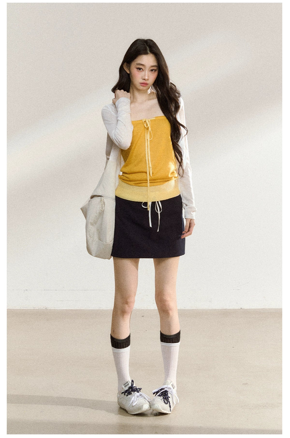 Colorblock Wool-Blend Bandeau - CHINASQUAD