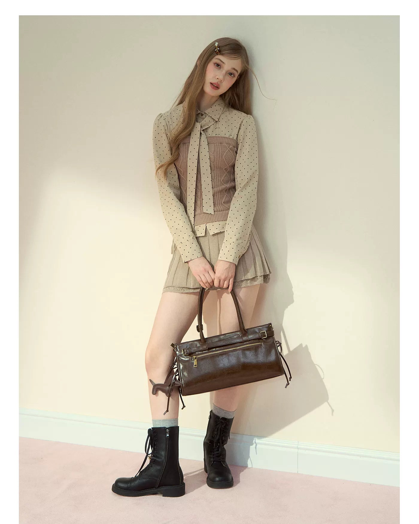 Polka Dot Preppy Shirt