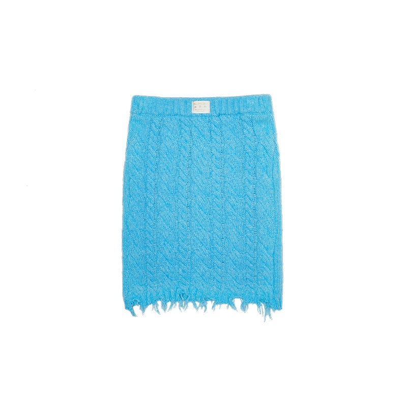 Cable Knit Cardigan & Skirt Set - CHINASQUAD