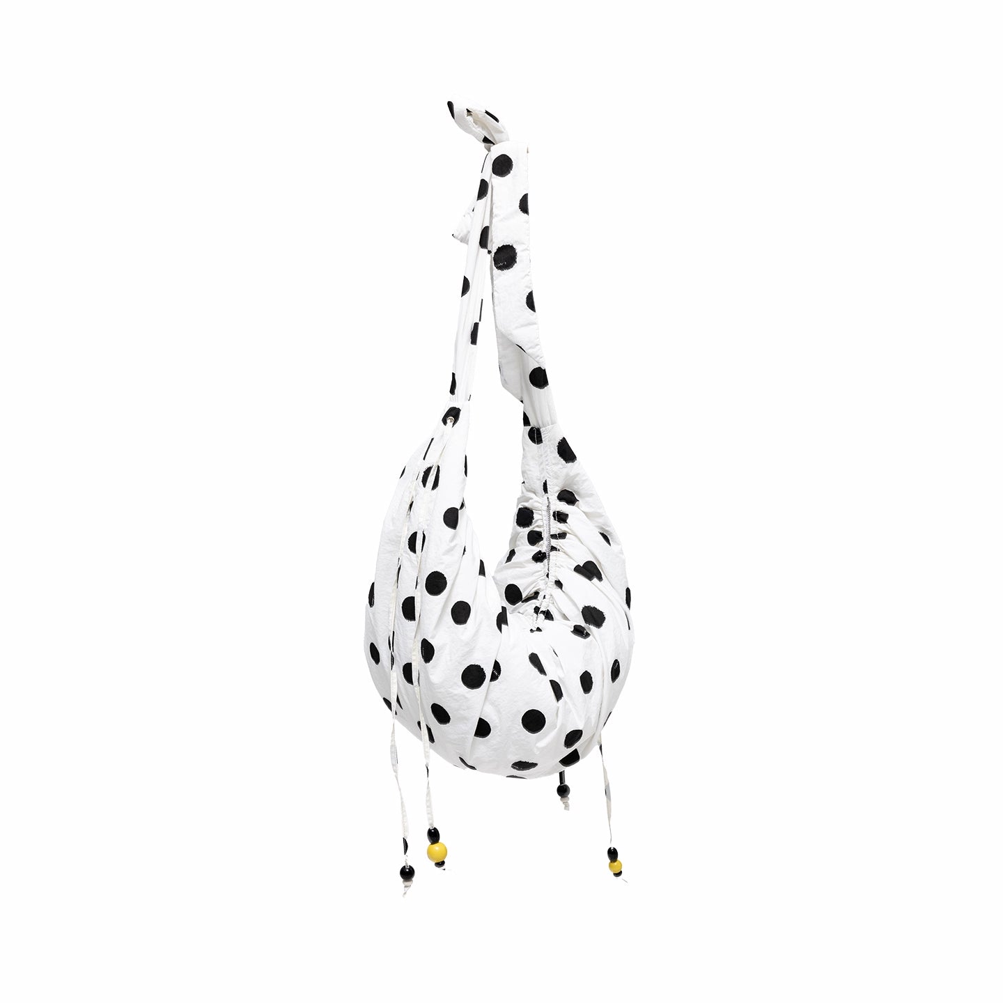 Polka Dot Adjustable Strap Hobo Bag - CHINASQUAD