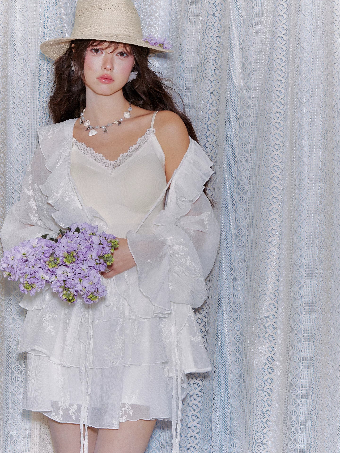 Lace Panel Slim-Fit Camisole