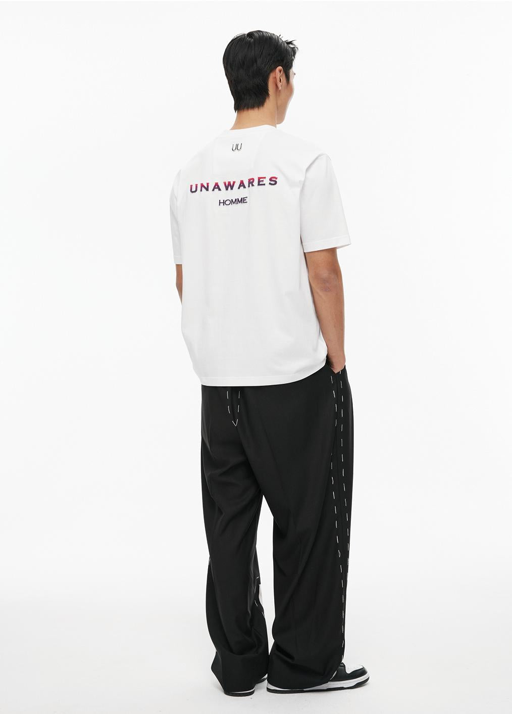 Embroidered Gradient Logo T-shirt - CHINASQUAD