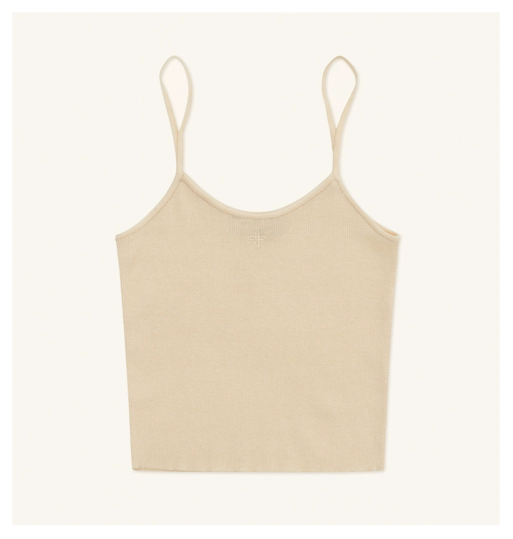 Compass Knitted Spaghetti Straps - CHINASQUAD