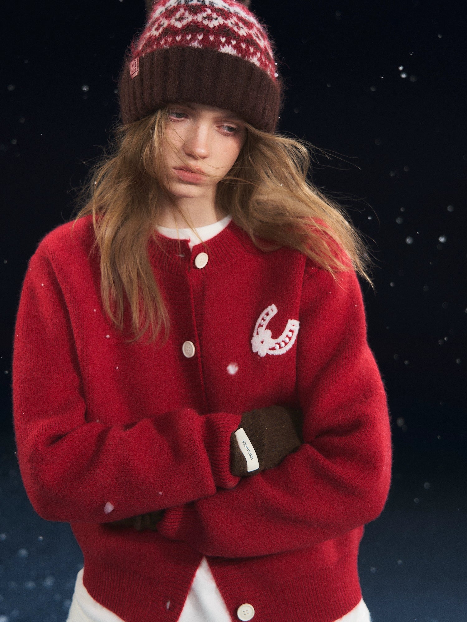 Lucky Pony Crewneck Cardigan