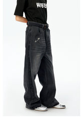 Black Washed Jeans - CHINASQUAD