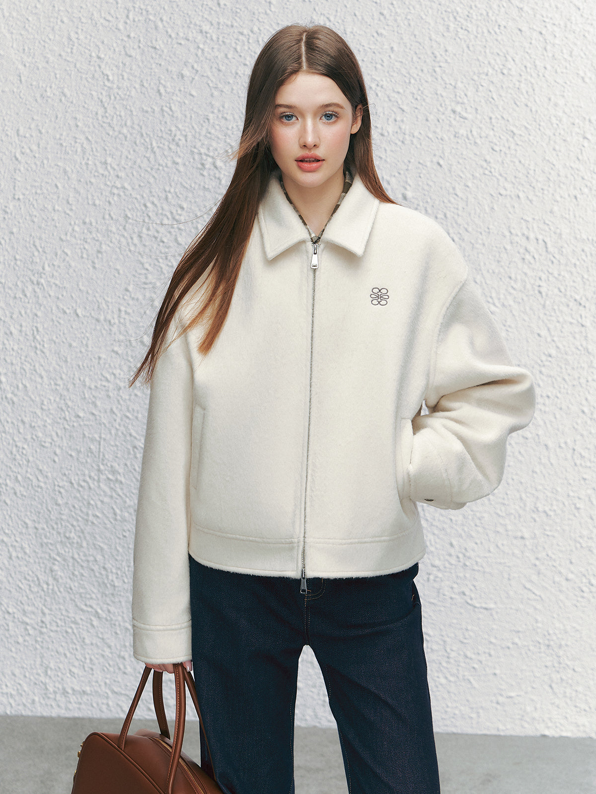 Two-Tone Lapel Woolen Jacket - CHINASQUAD