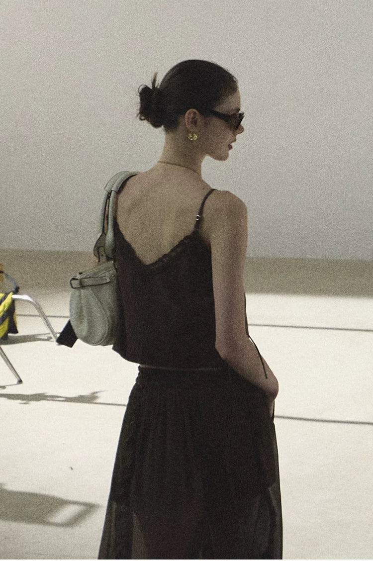 Lyocell Linen Camisole & Relaxed Trousers Set