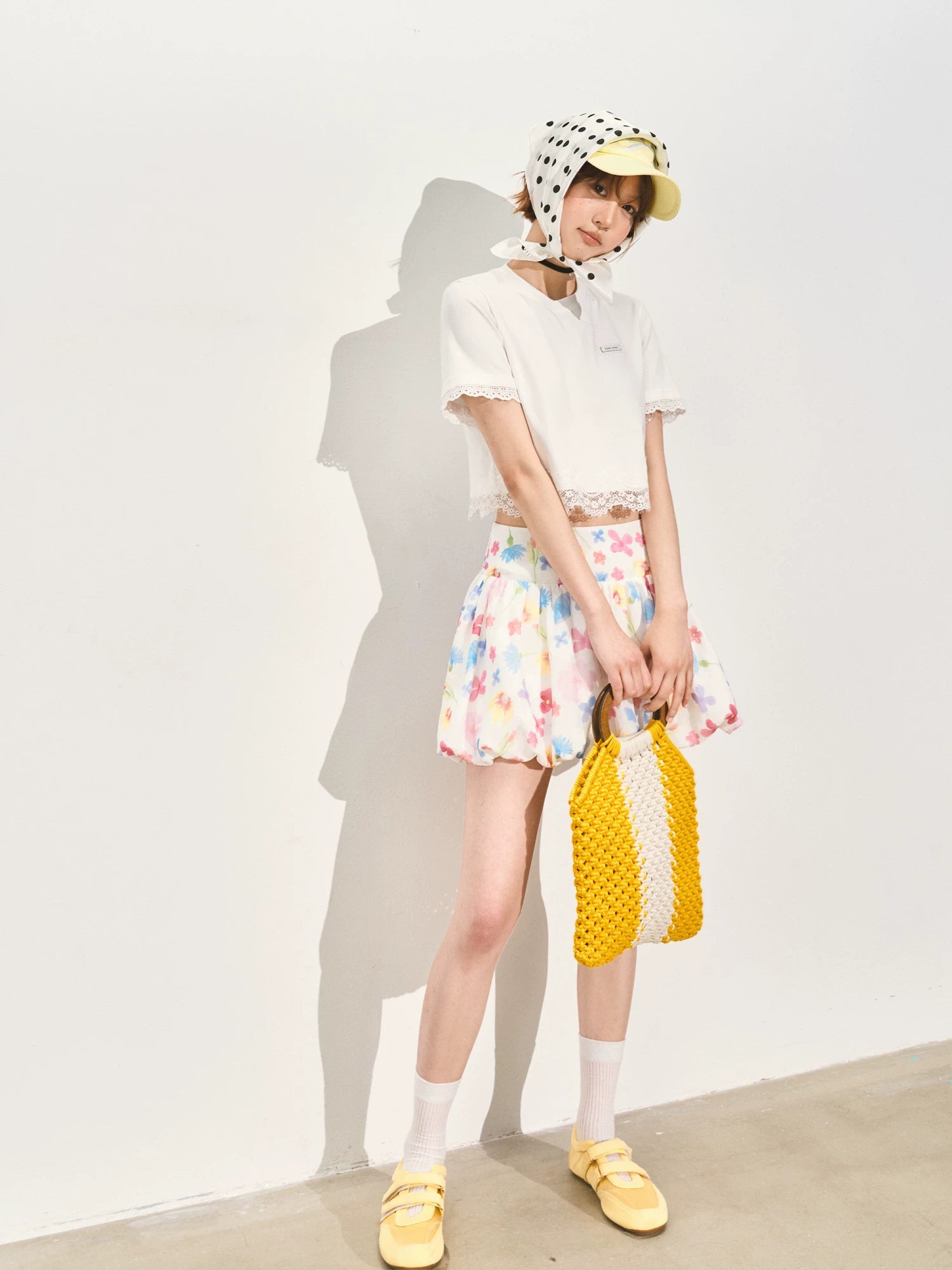 A-Line Bubble Pleated Short Skirt - CHINASQUAD