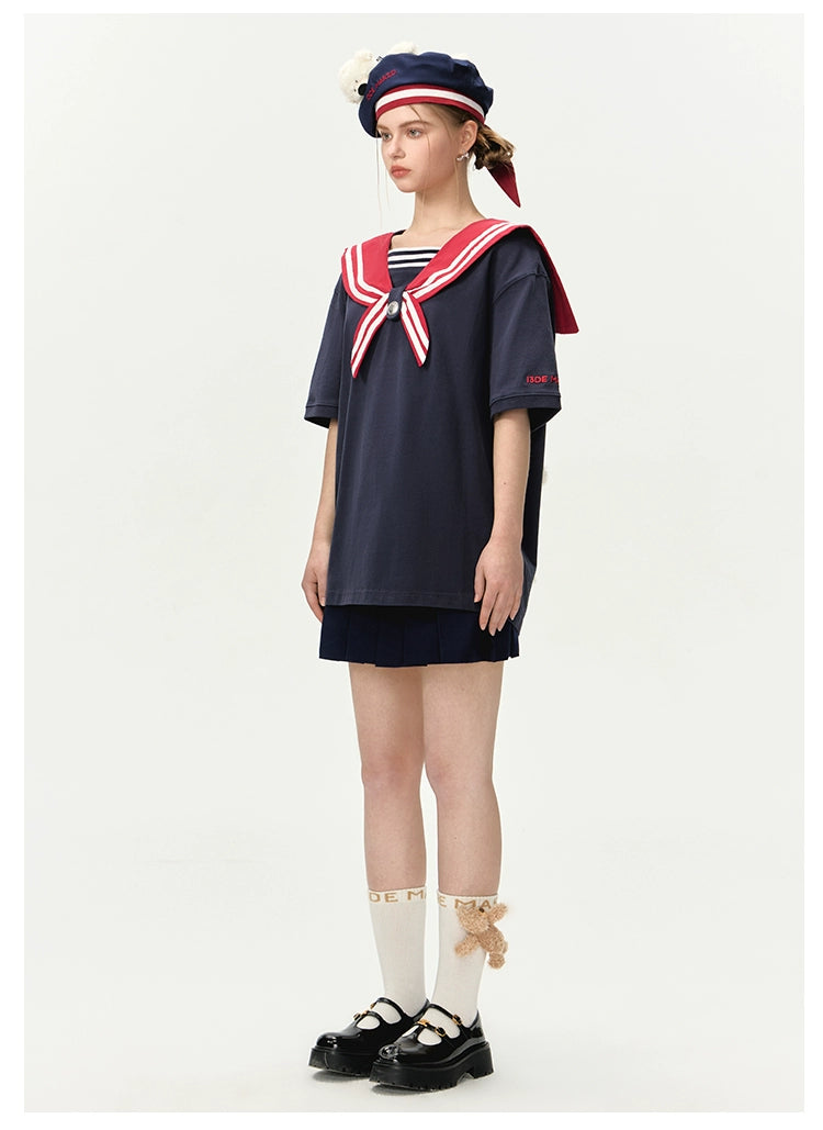 Bear Sailor Dual Piece T-Shirt - CHINASQUAD