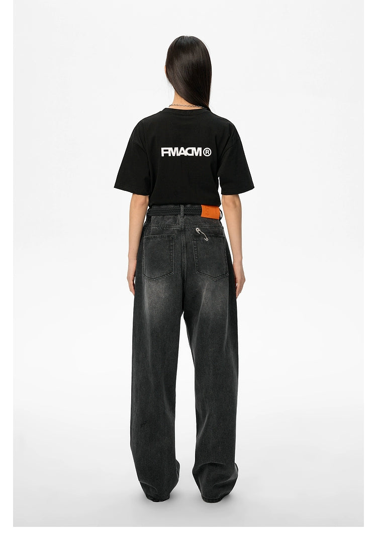 Black Washed Jeans - CHINASQUAD