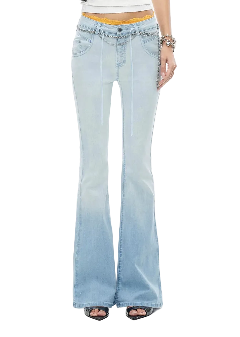 Summer Vacation Cool Hemp Slim Flare