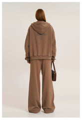 Cross Emblem Tower Wide-Leg Sweatpants - CHINASQUAD