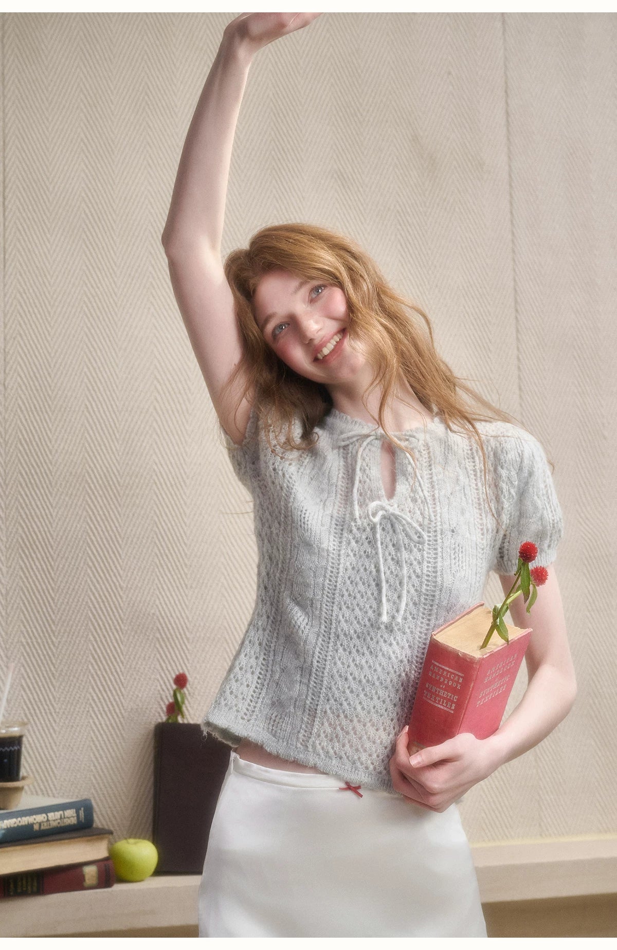 Soft Kitten Mohair Wool Knit Top