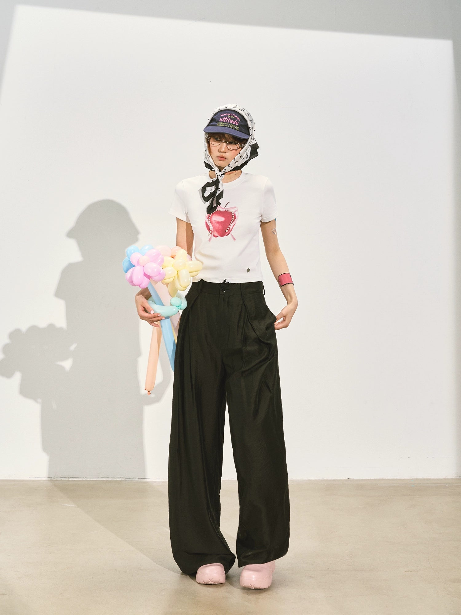 Suit Pleated Wide-Leg Pants - CHINASQUAD