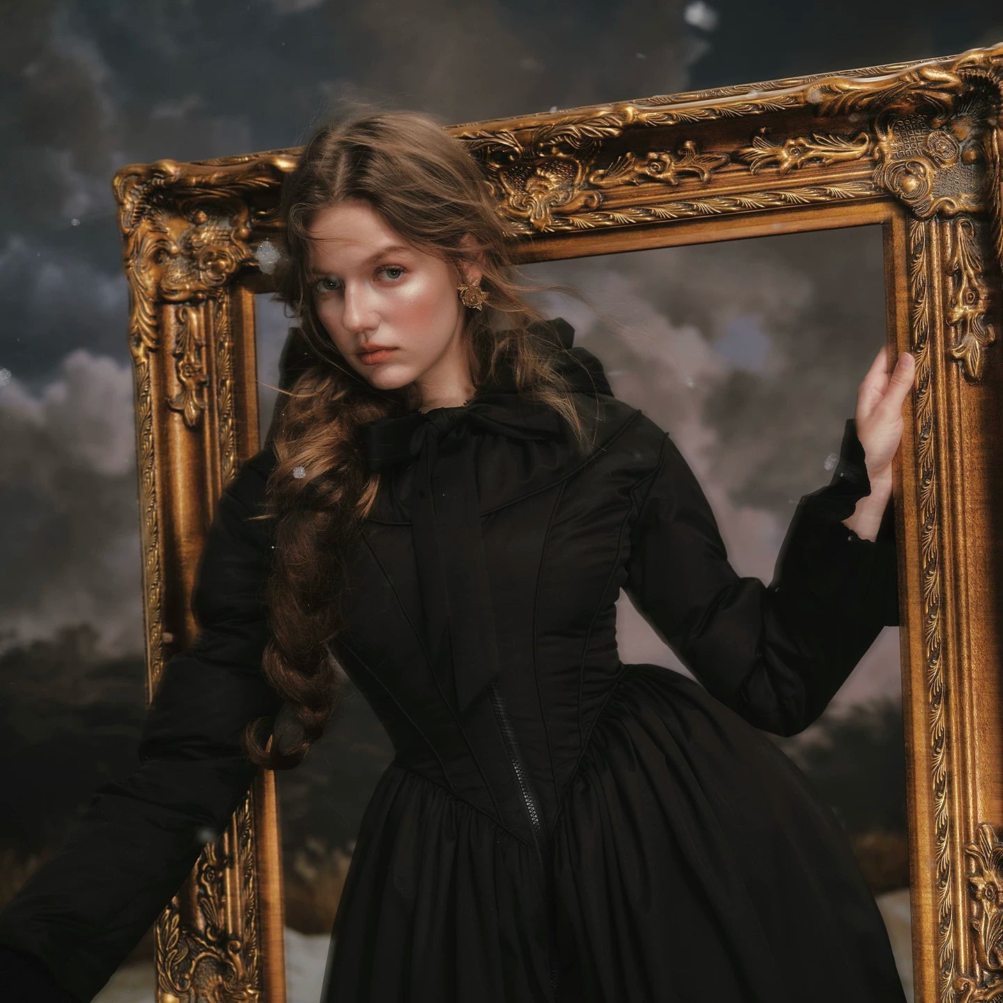 French Tailored Longline Down Coat