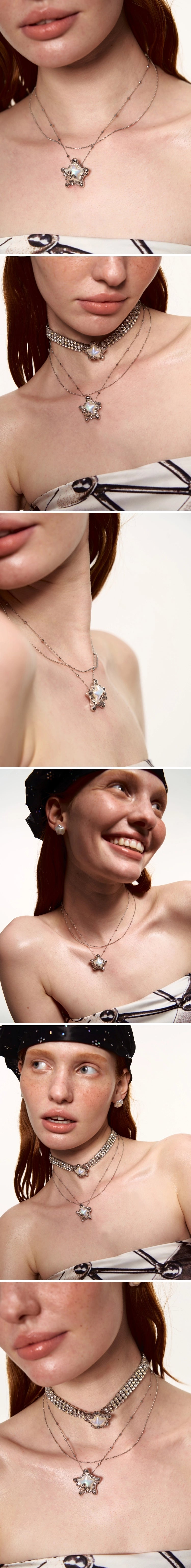 Pearl Starfish Double Choker - CHINASQUAD