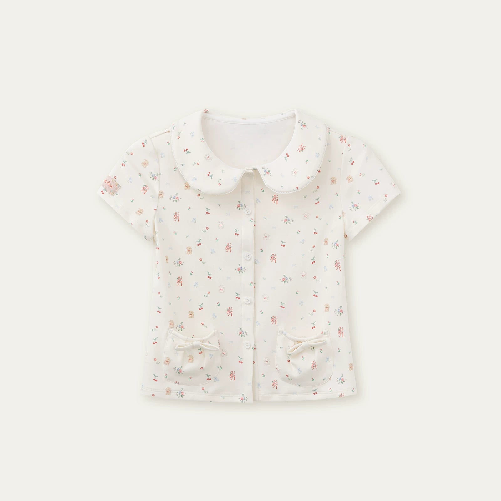 Summer Soliloquy Doll Collar Short Sleeve Tee